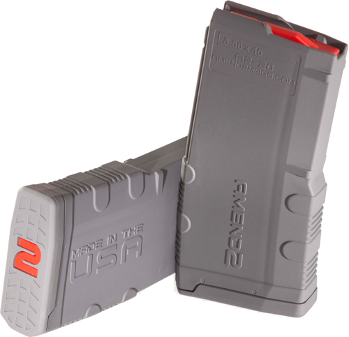AMEND2 AR-15 MAGAZINE 5.56X45 - 20RD POLYMER GRAY