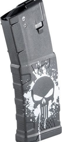 MFT EXD MAGAZINE AR15 5.56X45 - 30RD PUNISHER SPLAT WHITE