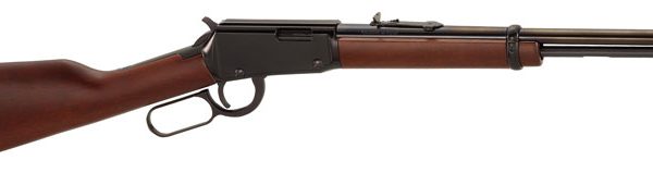 HENRY LEVER ACTION YOUTH - 22S/L/LR 16" BLUED WALNUT