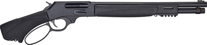 HENRY X MODEL LEVER 410 AXE - 15.14" TB BLUED BLACK SYN.