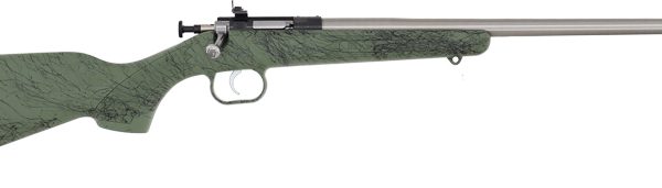 CRICKETT RIFLE G2 22LR GREEN - SYNTHETIC/BLACK WEB STAINLESS