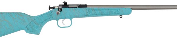 CRICKETT RIFLE G2 22LR BLUE - SYNTHETIC/GOLD WEB STAINLESS