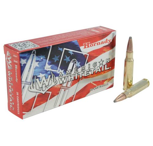 AMERICAN WHITETAIL AMMUNITION - 308 WIN, 150 GR, SP INTERLOCK, 2820 FPS, 20/BX