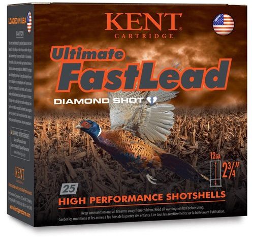 ULTIMATE FAST LEAD SHOTSHELLS - 12 GA, 2-3/4", 1-1/4OZ, 5 SHOT, 1345 FPS, 25/BX