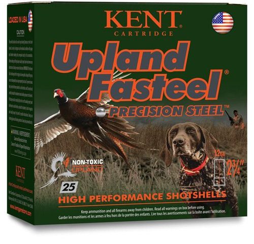 UPLAND FASTEEL SHOTSHELLS - 12 GA, 2-3/4", 1-1/8OZ, 7 SHOT, 1400 FPS, 25/BX