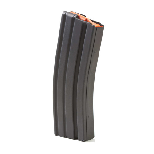 AR-15 .223/5.56 STAINLESS STEEL 30 ROUND MAGAZINE - MARLUBE BLACK, ORANGE FOLLOWER