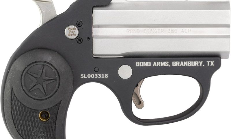 Bond Arms Stinger Lite Handgun .380 ACP 2rd 2.5" Barrel Grey with Black Grip
