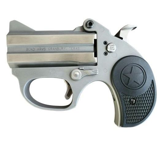 Bond Arms Stinger RS Handgun 38 SPL 2/rd 3" Barrel Silver with Black Grips