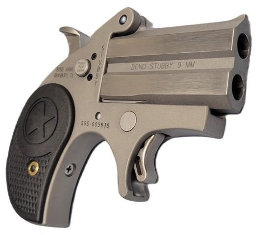 Bond Arms Stubby Stinger Handgun 9mm Luger 2rd Capacity 2.2" Barrel Polymer Grip
