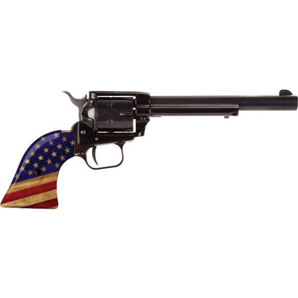 Heritage Rough Rider .22LR 6.5" Barrel Blued US Flag Grips