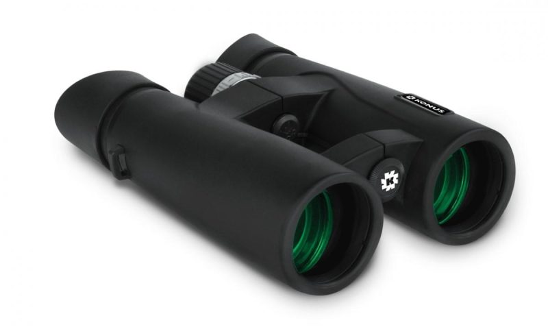 Konus Mission-HD 10x42mm Binocular Open Bridge Roof Prisms Removable Eyecups