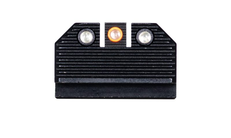 Night Fision Optics Ready Stealth Night Sight Set Orange Front Black Rear for Glock 43x MOS