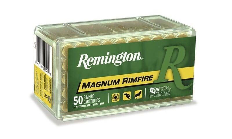 Remington Magnum Rimfire Ammunition .22 WMR 40 gr PSP 1910 fps 50/ct