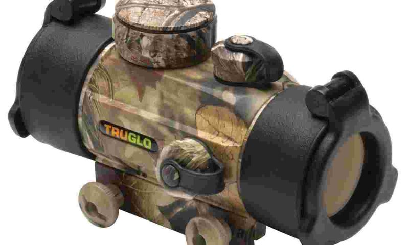 Truglo Traditional Red Dot Sight - 1x30mm 5 MOA Dot Size - APG Camo