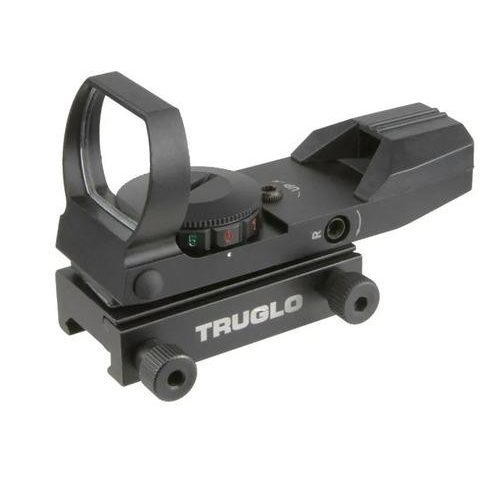 Truglo Dual Color Open Red Dot Sight 24x34mm 5 MOA Reticle Illuminated Black