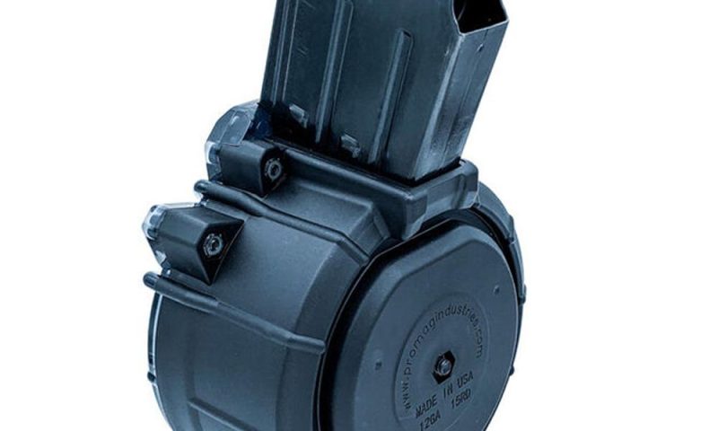 Promag MKA 1919 12 Gauge 2-3/4" Shotgun Drum Magazine Black Polymer 15/rd