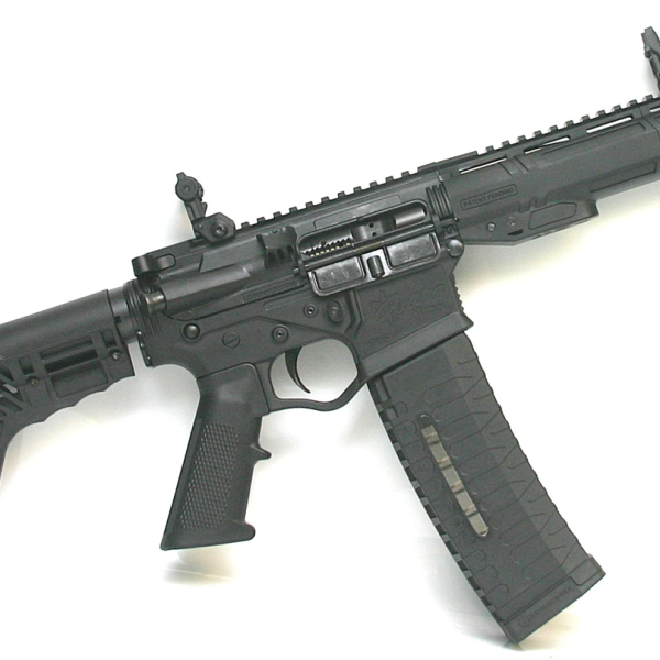 ATI ALPHA MAXX 5.56 PISTOL 7.5" BLACK 7" MLOK, REAR BLADE, F.U. SIGHTS, 1-60RD MAG