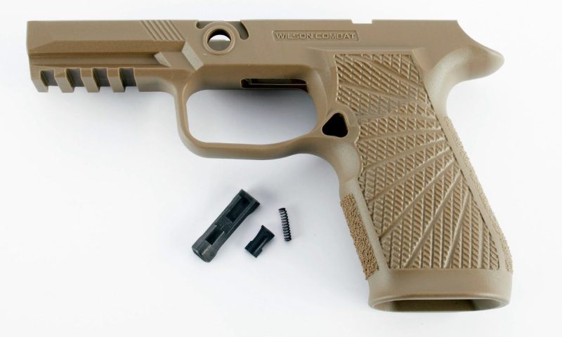 WILSON COMBAT GRIP MOD WCP320 CRRY TAN SFTY