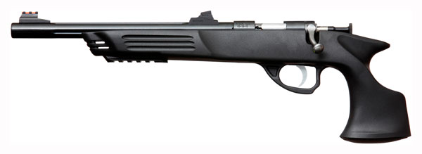 CRICKETT PISTOL 22LR - BLUED/BLACK SYNTHETIC THREADED