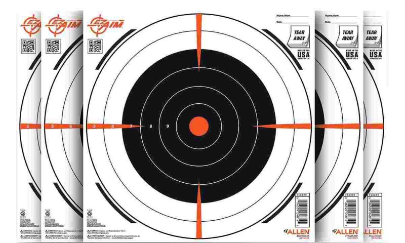Allen EZ Aim paper Bullseye Target Pad 12x12 100 per Pad