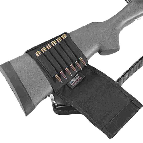 Uncle Mike's Plain Black Cartridge Holder Rifle Buttstock