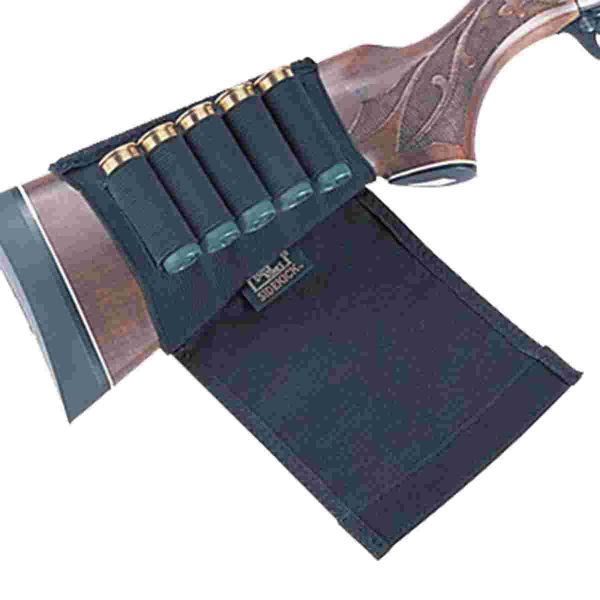 Uncle Mike's Plain Black Cartridge Holder Shotgun Flap