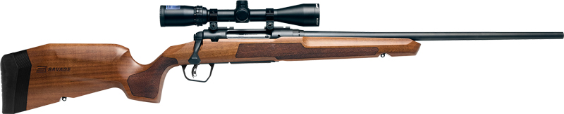 SAVAGE AXIS 2 XP 7MM-08 22" - W/3-9X40 MATTE/HARDWOOD