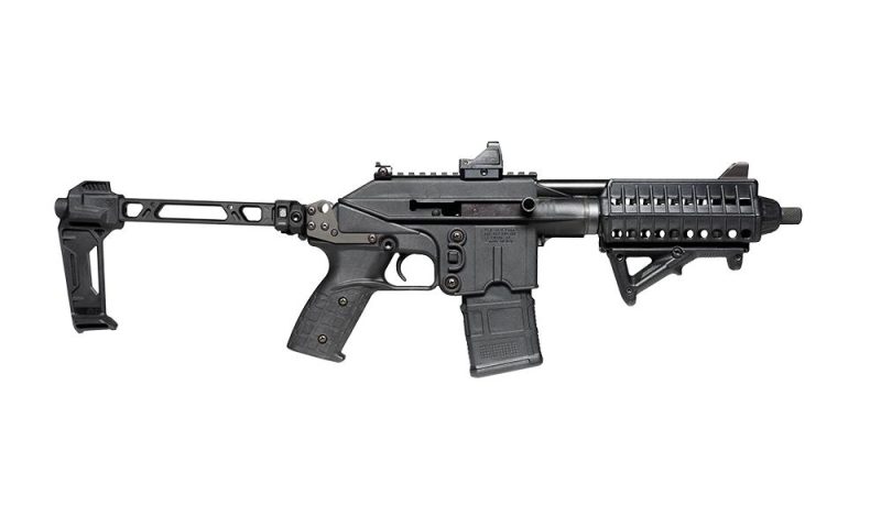 Kel-Tec PLR16 Defender Handgun .223 Rem/5.56mm 10rd Magazine 9" Barrel Viridian RFX11 Red Dot & Strike Industries Brace