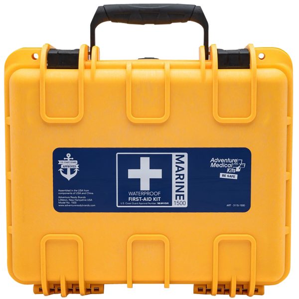 Adventure Medical Kits 01150601 Marine 600 Treats Injuries/Illnesses Waterproof Yellow