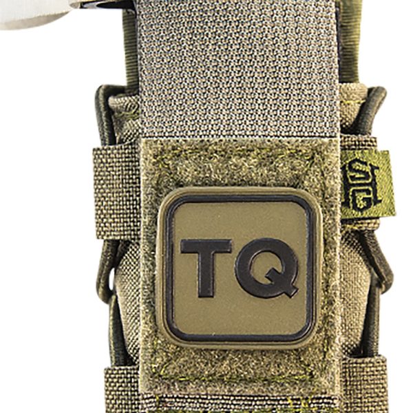 High Speed Gear 11TQ00OD TACO Tourniquet Pouch, OD Green Nylon with Velcro Closure, Fits MOLLE, Compatible with Most Windlass-Style Tourniquets, Includes TQ Patch