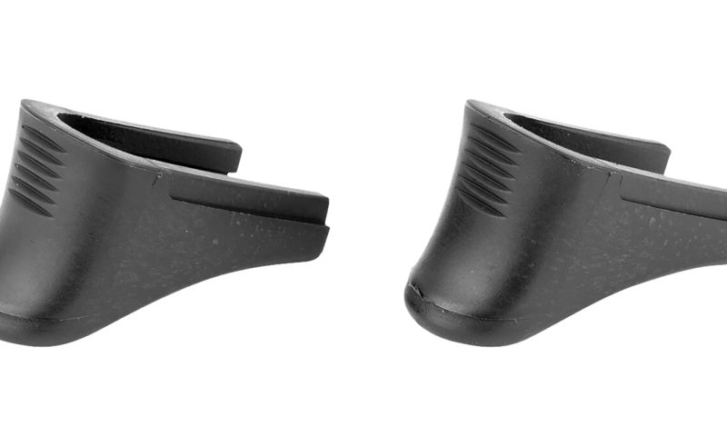 Pearce Grip PGLCP Grip Extension made of Polymer with Black Finish & 1/2" Gripping Surface for 380 ACP Ruger LCP & LCP II 2 Per Pack
